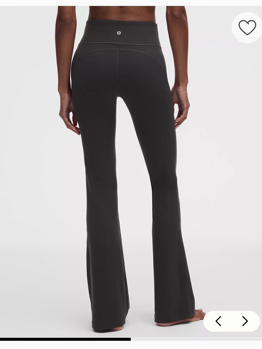 Lululemon Groove High Rise Flared Pant 28" Inseam Black size 8